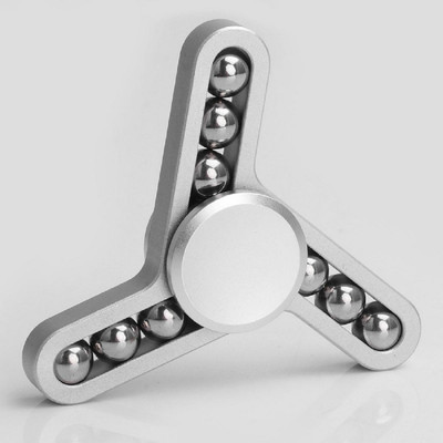 

Montez 9 Ball Metal High Speed Fidget Spinner Toy (Silver)(Multicolor)