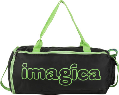 

Imagica Gym Bag Duffel Bag(Black, Kit Bag, Black;green