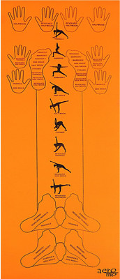 

Aerolite MULTI POSTURE GUIDE 72X24 Orange 6 mm Yoga Mat