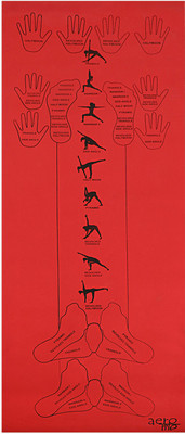 

Aerolite MULTI POSTURE GUIDE 72X24 Red 6 mm Yoga Mat