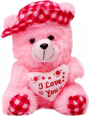 

Ktkashish Toys Cap Teddy Bear - 30 cm(Pink)