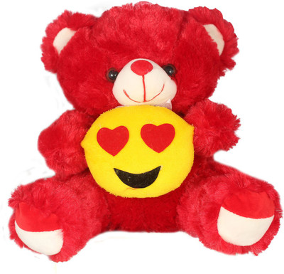 

Tickles Adorable Teddy With Love Emotions - 25 cm(Red)