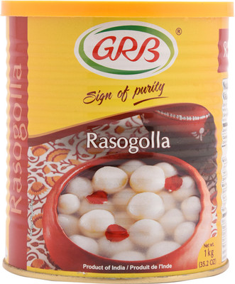 

GRB Rasogolla(1 kg, Tin)
