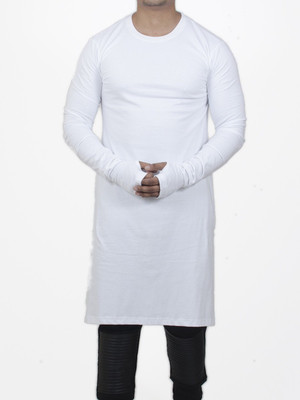 UZee Solid Men Round Neck Black T-Shirt