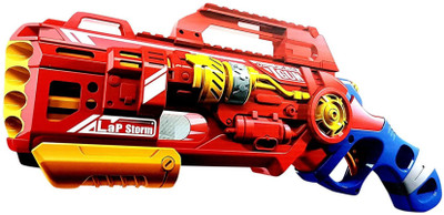

Toyshine Dual Shot Foam Blaster Gun toy, Shoots 2 Darts at a time, 20 Soft Darts Included(Multicolor)