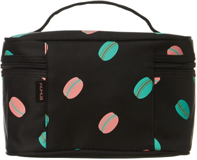 

Cappuccino Cosmetic Pouch(Black)