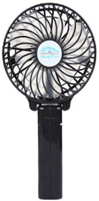 

ReTrack Rechargeable 2 in1 Handy & Standable Mini USB Fan(Black)