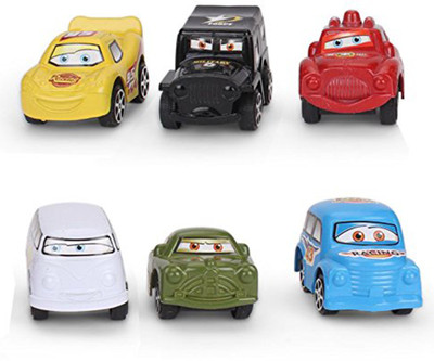 

Smiles Creation Mini Vehicle Car Set Toy For Kids - Set of 6(Multicolor)