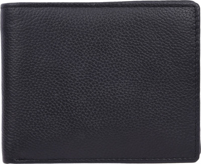 

Aoris Men Black Genuine Leather Wallet(9 Card Slots), 0036-black