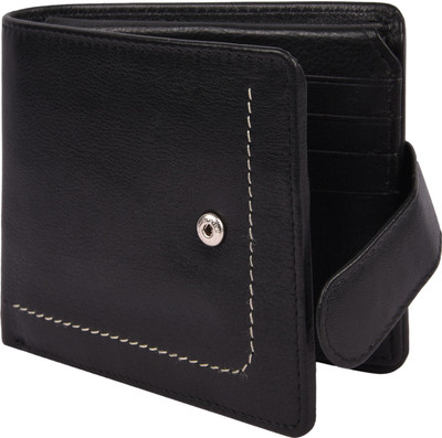 

Bizarre Kraftz Men Black Genuine Leather Wallet(11 Card Slots), Blbl