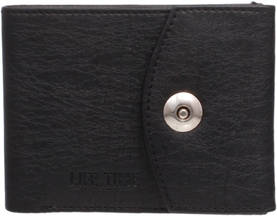 Modish Designs Women Black Artificial Leather Wallet(6 Card Slots)