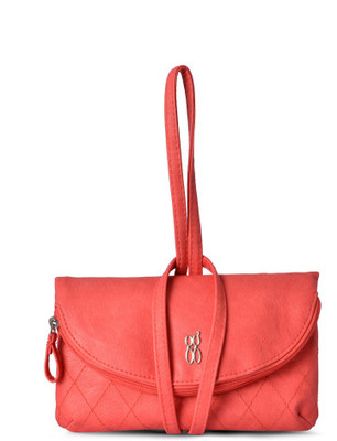

Baggit Women Pink Artificial Leather Wrist Wallet, Coral