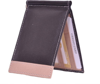 

Southpole Fashions Men Black Genuine Leather Money Clip(7 Card Slots)