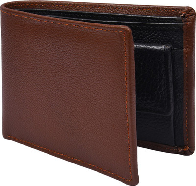 

Printz Men Tan Genuine Leather Wallet(5 Card Slots)