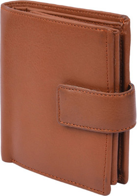 

Chappie Moustache Men Brown Genuine Leather Wallet(11 Card Slots)