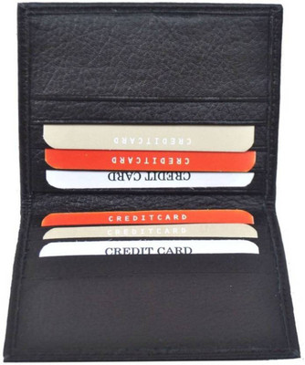 

Southpole Fashions Men Black Genuine Leather Card Holder(10 Card Slots)