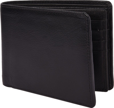 

Death by Color Men Black Genuine Leather Wallet(18 Card Slots)