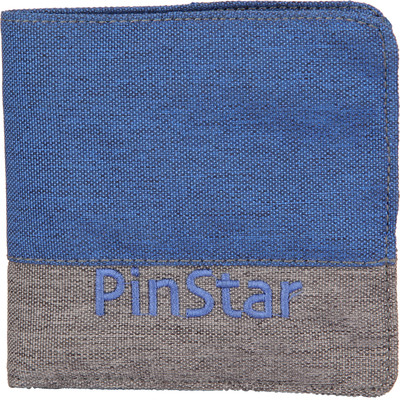 

PinStar Blue Fabric Wallet(6 Card Slots)