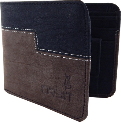 

Orbit Men Black, Brown Genuine Leather, Fabric Wallet(6 Card Slots)