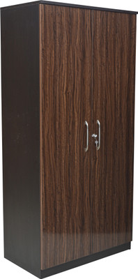 

Crystal Furnitech Dynamic Engineered Wood 2 Door Wardrobe(Finish Color - Wenge)