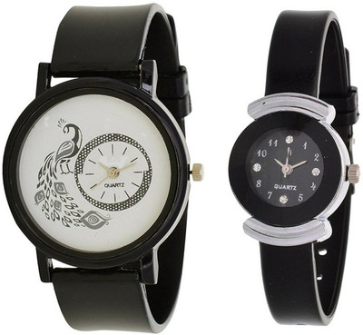 

Miss Perfect peacock Black and Black Small Dial love Fancy Love Watches Watch - For Women
