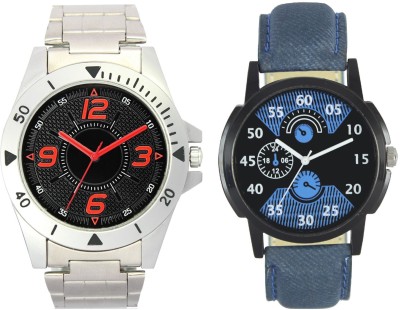 Shivam Retail SR Multi Colour Dial-0002 Boy'S And Men'S Watch Combo Of 2 Exclusive Analog Watch  - For Men   Watches  (Shivam Retail)