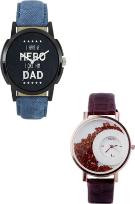 

SRK ENTERPRISE Muticolor Couple With Stylish And Designer Dial 066 Watch - For Men & Women