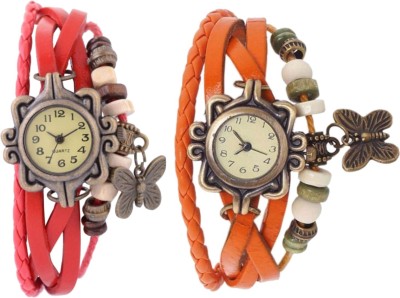BROSIS DEAL Combo-dori-Red-Orange Watch  - For Women   Watches  (brosis deal)