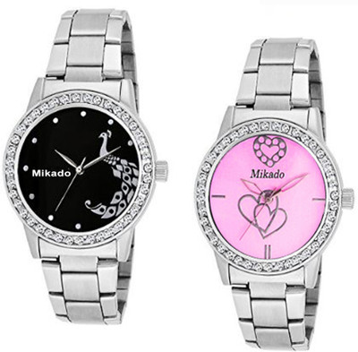 

Mikado Premium Quality Casual and party wear analogue combo watches for Girls And Women Watch - For Women