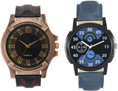 LOREM VL23-LR02 Stylish Designer Boys Leather Combo Watch  - For Men   Watches  (LOREM)
