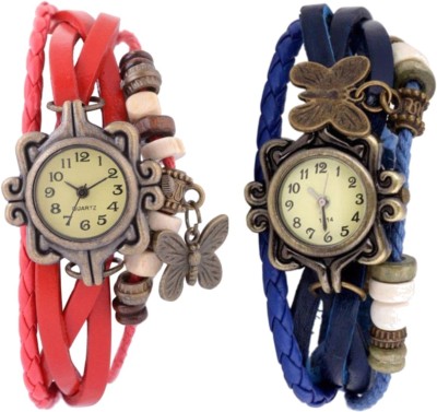 BROSIS DEAL Combo-dori-Red-Blue Watch  - For Women   Watches  (brosis deal)