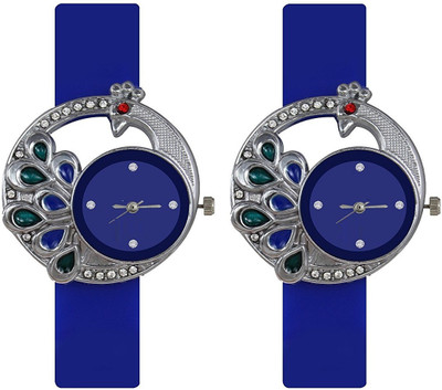 

Miss Perfect Blue Peacock Gift Sexy Pu Watch Watch - For Women