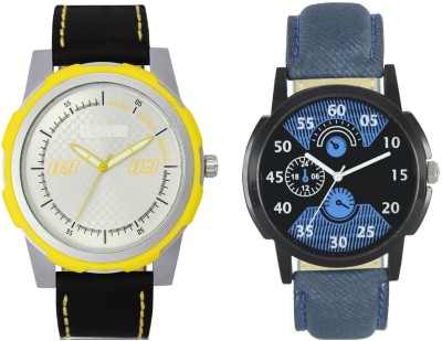 LOREM VL43-LR02 Stylish Designer Boys Leather Combo Watch  - For Men   Watches  (LOREM)