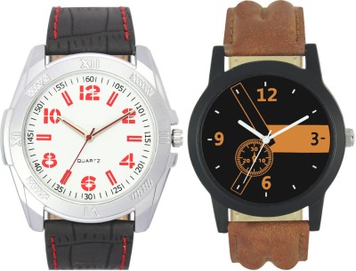 Shivam Retail Stylish Black And Brown29 Professional Look Combo Analog Watch  - For Men   Watches  (Shivam Retail)