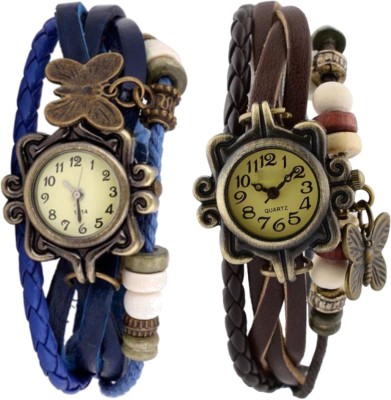 BROSIS DEAL Combo-dori-Blue-Brown Watch  - For Women   Watches  (brosis deal)