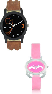 SRK ENTERPRISE Muticolor Couple With Stylish And Designer Dial 027 Watch  - For Men & Women   Watches  (SRK ENTERPRISE)