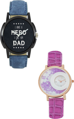 View SRK ENTERPRISE Muticolor Couple With Stylish And Designer Dial 077 Watch  - For Men & Women Wrist Watches Price Online(SRK ENTERPRISE)