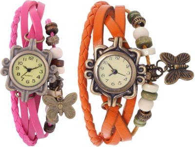 BROSIS DEAL Combo-dori-Pink-Orange Watch  - For Women   Watches  (brosis deal)