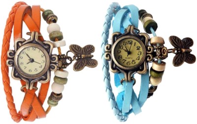 BROSIS DEAL Combo-dori-Orange-Sky Blue Watch  - For Women   Watches  (brosis deal)