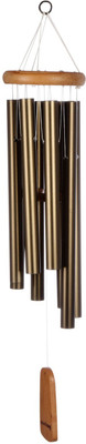 

WindSong Bells and Chimes Code-4C Aluminium, Wooden Windchime(15 inch, Brown)