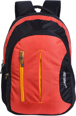 Justcraft Croma 25 L Backpack(Red, Black)
