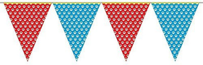 

PARTY PROPZ PENNANT BANNER SET OF 1/ PAW PATROL BIRTHDAY DECORATION / PAW PATROL PARTY SUPPLIES Pennant Banner(8 ft, Pack of 1)