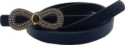 

ELS Women Casual, Party Blue Artificial Leather, Synthetic Belt