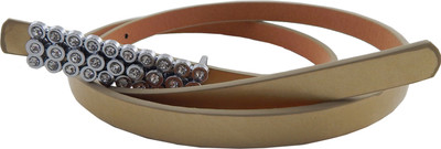 

ELS Women Casual, Party Khaki Artificial Leather, Synthetic Belt