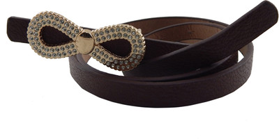 

ELS Women Casual, Party Brown Artificial Leather, Synthetic Belt