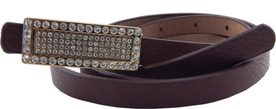 

ELS Women Casual, Party Tan Artificial Leather, Synthetic Belt