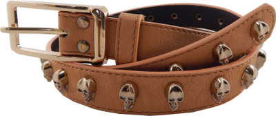 

ELS Women Casual, Party Tan Artificial Leather, Synthetic Belt