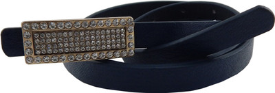 

ELS Women Casual, Party Blue Artificial Leather, Synthetic Belt