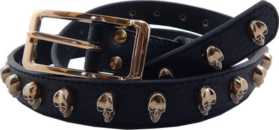 

ELS Women Casual, Party Black Artificial Leather, Synthetic Belt