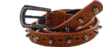 

ELS Women Casual, Party Brown Artificial Leather, Synthetic Belt